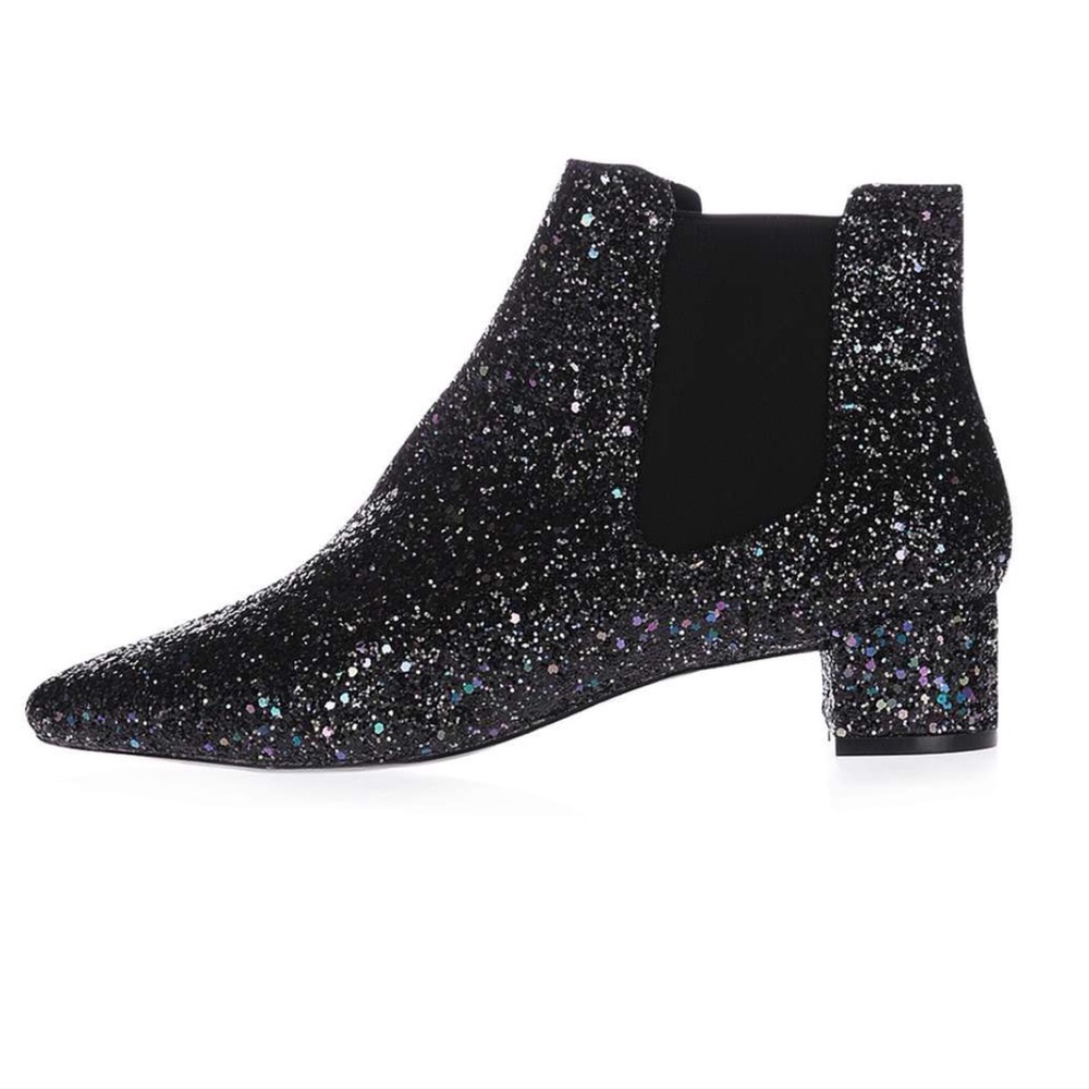 Topshop KRAZY Glitter boots Size 38/7.5 - Picture 2 of 7
